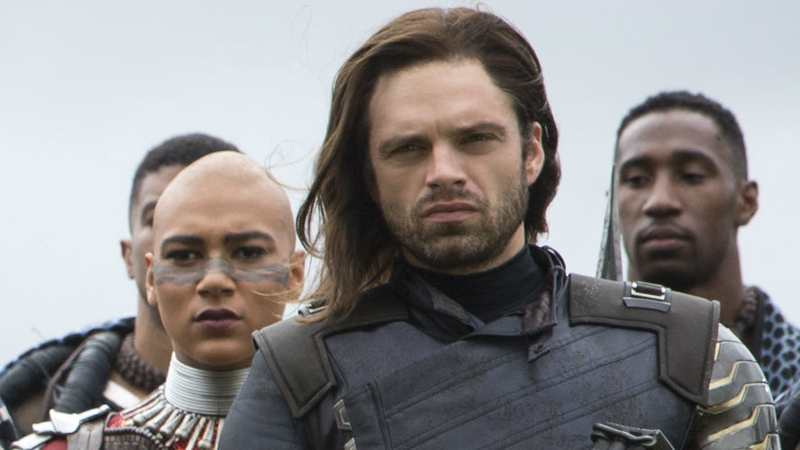 Bucky (Sebastian Stan) has been in Wakanda for a while.